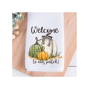 Torchons de golf brodés à la main 100% coton 240 GSM panier tissage Durable absorbant Eco sûr en gros cuisine approvisionnement d'exportation - Product Image 4