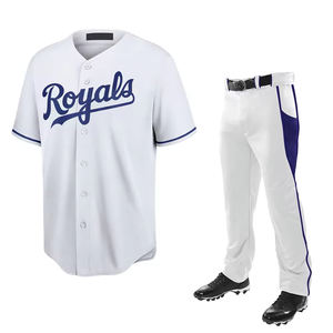 Fabricante personalizado Premium Essential Impreso Uniformes de béisbol Custom Softball Uniform Team Wear Conjunto de uniforme de béisbol - Product Image 1