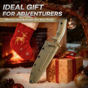 Couteaux de survie à marque privée, nouveau design, équipement de camping, couteaux de survie en promotion - Product Image 6