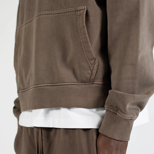 Sudadera con Capucha Gruesa de Algodón 100% con Logotipo, Talla Grande para Hombre, 400 500 GSM, Sudadera con Capucha Gruesa Personalizada de Gran Tamaño - Product Image 3