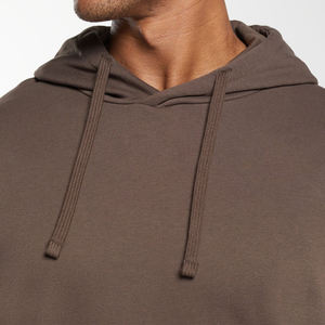 Sudadera con Capucha Extra Grande para Hombre, Invierno, Gruesa, con Logotipo Personalizado, Talla Grande, Ropa Urbana, 100% Algodón, Impresión Digital, Tinte Liso - Product Image 5