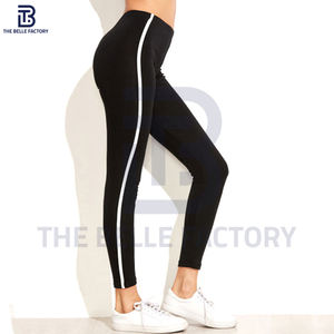 2025 Leggings pour femmes sur mesure pleine longueur haute qualité coton/fibre de bambou taille moyenne Style Vintage sublimé imprimé - Product Image 3