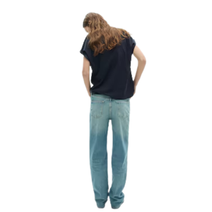 Haute qualité 100% coton femmes coupe ample surdimensionné T-Shirt lourd respirant Style décontracté pour l'été - Product Image 3