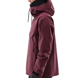 Veste coupe-vent de ski polaire à capuche personnalisée pour hommes vestes de ski de neige d'hiver chaudes thermiques imperméables grande taille avec doublure polaire - Product Image 3