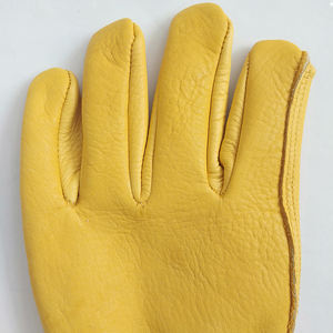 Gants de travail en cuir de vache acceptés en usine Vêtements de sécurité pour le soudage à haute température Gants résistants à la chaleur pour le travail - Product Image 6