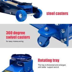 Cric de sol hydraulique robuste en acier allié de 3 tonnes à <span class=keywords><strong>profil</strong></span> bas pour véhicules tout-terrain, haute stabilité, pour ateliers de réparation automobile - Product Image 4