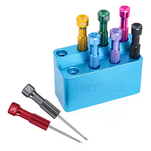 Ensemble de tournevis électriques pour implants dentaires, 8 pièces, tournevis pour implants en acier inoxydable, support inclus, laboratoire dentaire, chirurgical - Product Image 5