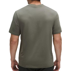 T-shirt décontracté à épaules tombantes pour hommes T-shirt à manches courtes en jersey lourd 250GSM 100 coton de l'usine du Bangladesh - Product Image 2