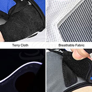 ถุงมือขี่จักรยานครึ่งนิ้วพร้อมโลโก้ตามสั่งวัสดุที่ดีที่สุดสำหรับการขี่จักรยานออนไลน์ - Product Image 3