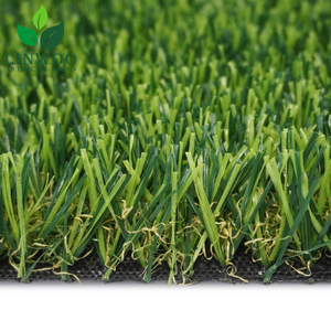 Césped Artificial <span class=keywords><strong>Sintético</strong></span> Resistente a Desgarros, Color Verde, para Jardín Residencial, Proveedor Chino - Product Image 2