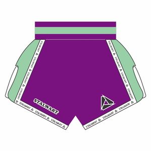 Short Muay Thai en polyester 100% de haute qualité lavé et étiré à la main au Pakistan - Product Image 4