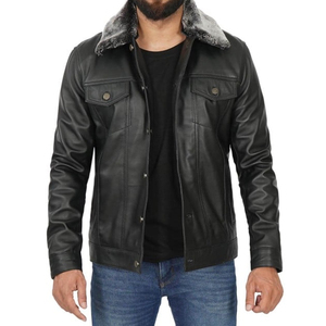 Chaqueta de Motociclista de Cuero Entallada, Nueva Colección Invierno 2026, con Capucha, Impermeable, Cortavientos, Estilo Europeo Americano, Transfronteriza - Product Image 1
