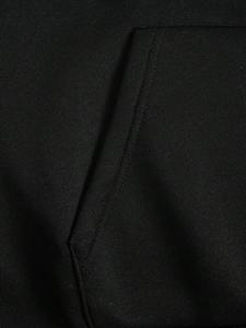 Sudadera con capucha de algodón con cremallera negra de gran tamaño, sudadera con cremallera Unisex lisa, ropa informal de invierno, chaqueta Y2K, ropa personalizada - Product Image 4