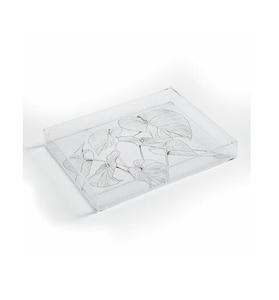 Bandeja acrílica de mármol blanco y negro con forro de diseño Vintage, bandeja acrílica de calidad superior para decoración de hotel, bandeja acrílica - Product Image 5