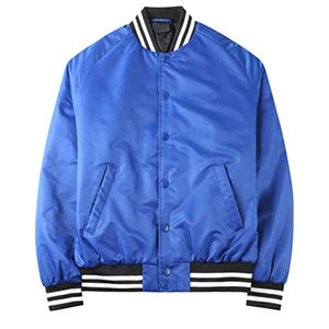 High Quality Custom Men's Baseball <b>Jacket</b> Slim Fit <b>Winter</b> Formal Varsity Design <b>Leather</b> Sleeves Breathable Windproof Custom Logo - Product Image 1