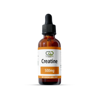 Créatine organique 60 ml en gouttes liquides pour adultes, supplément nutritionnel musculaire personnalisé OEM ODM en marque privée