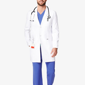 Bata de Médico de Algodón para Hospital y Laboratorio, en Oferta - Product Image 1