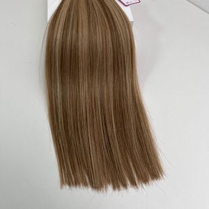 ผมต่อเวียดนามคุณภาพหรู 16 นิ้ว ผมตรงแบบ Double Drawn เย็บด้วยเครื่องจักร แบบ Double Weft ผมแท้ Remy Virgin  6/5Q+4Q  แบบ Balayage - Product Image 6