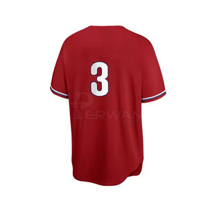 Professional Design Customized Men's Baseball Uniform Set High Quality 100% Polyester 220g Fabric <b>Weight</b> Quick Dry Breathable - Product Image 4