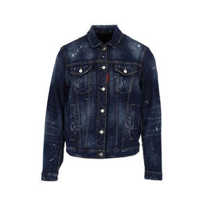 Veste en jean slim à manches longues personnalisée de bonne qualité pour hommes Veste de style urbain déchirée Vestes d'extérieur en jean pour hommes - Product Image 2