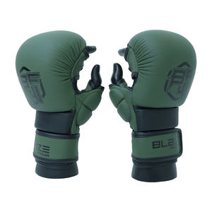 Guantes de Boxeo MMA Profesionales de Cuero, Medios Dedos, Personalizados, para Entrenamiento de Artes Marciales, Gran Venta - Product Image 3