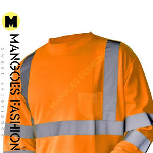 Venta al por mayor de camisetas de alta visibilidad a la moda: alta visibilidad reflectante DE SEGURIDAD DE VERANO disponible opciones de trabajo de manga corta y larga - Product Image 2