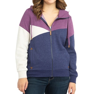 Women's 2026 Mid-Length Zipper Drawstring Hoodie All-Match Fashionable Printed Stitching Design Winter women's hoodies - Product Image 1