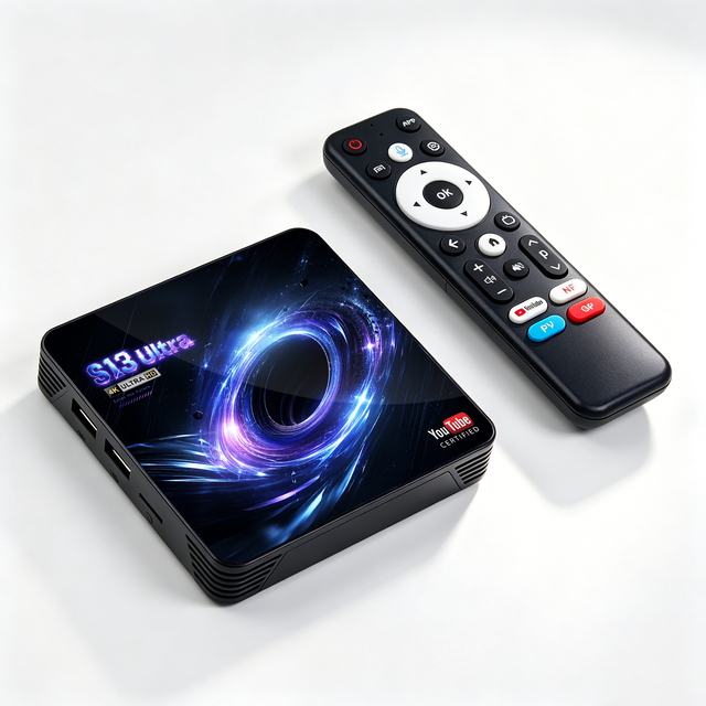 Trending BOXPUT S13 Ultra Android 14 TV Box Quad Core Rockchip RK3539 4GB RAM 32GB ROM 4K UHD IATV Smart Streaming WiFi 5G BT5.4