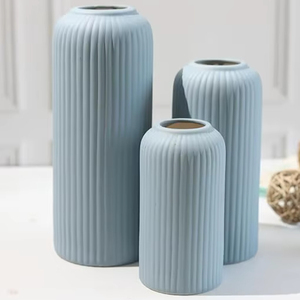 Nouveau et exclusif design Vases à fleurs pour pampa herbe Vase en céramique ensemble fleurs séchées Vases décoratifs pour la maison et le bureau - Product Image 1