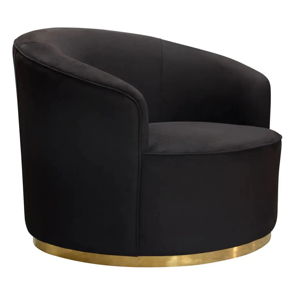 O preto terminou a cadeira luxuosa do sofá do assento do conforto da tela para a mobília do restaurante & do café do hotel da sala de visitas