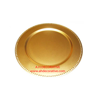 Plat de riz rond en métal nickelé au design martelé pour servir des collations à la tortilla et un plat de riz pour un mariage/une fête - Product Image 6