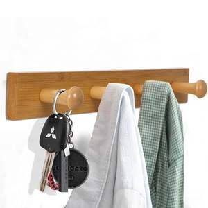 Cintre en bois classique pour une utilisation quotidienne dans la garde-robe Meilleure offre de prix bas Cintre en bois avec design antidérapant - Product Image 5