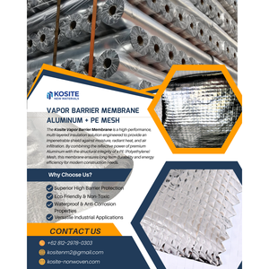 Membrane de contrôle de la vapeur et réfléchissante de la chaleur Kosite, rouleaux de 50 mètres pour l'étanchéité des toits, l'isolation des murs de sous-sols et d'entrepôts - Product Image 4