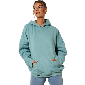 Sweatshirts à capuche pour femmes Streetwear, 100% coton, manches longues, col rond, logo sur le devant, écologiques, personnalisables, séchage rapide - Product Image 1