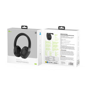 CASCO HP-85 Negro for Bluetooth Over-Ear <b>Headphones</b> Waterproof Wireless <b>Earphones</b> for DJ <b>Sports</b> Travel Noise Cancelling Black - Product Image 3