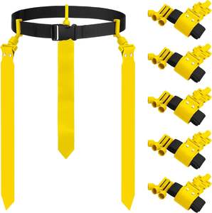 Conjunto de Accesorios de Fútbol Americano con Cinturón Ajustable y Banderas Desmontables para Niños y Adultos - Product Image 1