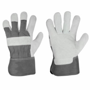 Gants de gréeur canadiens robustes en cuir de vachette fendu Excellente durabilité Sécurité réfléchissante Résistant au feu Caractéristiques anti-coupure - Product Image 6