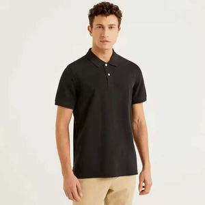 Camisetas Polo de Trabajo de Alta Gama para Hombre, Transpirables, con Logotipo Personalizado, de Poliéster, Algodón y Elastano, Camisetas de Golf - Product Image 1