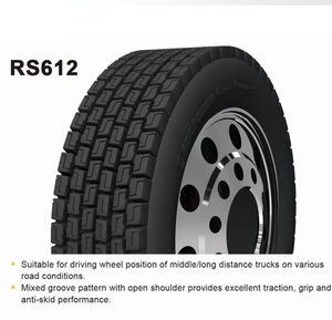 Pneus TBR 12R22.5 pour transport commercial, sans chambre à air, optimisés pour la stabilité et la durabilité - Product Image 1
