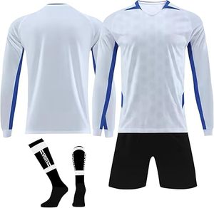 Jersey personalizado, camisetas de fútbol NameNumberLogo personalizado, cuello redondo manga larga personalizado fútbol portero Jersey - Product Image 4