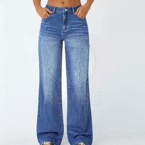 Modern <b>Women</b> Baggy <b>Jeans</b> Loose Fit <b>Women</b> Baggy <b>Jeans</b> Custom <b>Women</b> Baggy <b>Jeans</b> For Trendy Casual Outfits - Product Image 2