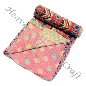 <b>Kantha</b> <b>Quilt</b> Gudari <b>Kantha</b> <b>Quilt</b> Gudari Hot Selling Wholesale Gold Supplier GD2001 Handmade <b>Kantha</b> <b>Quilt</b> Cotton Printed Indian - Product Image 4