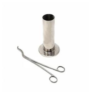 อุปกรณ์ผ่าตัดแบบใช้มือ คีมจับแบบกลวง ทำจากสแตนเลสและพลาสติกที่ทนทาน - Product Image 4