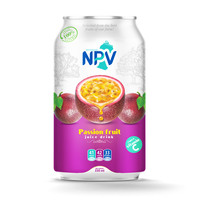 OEM ODM Service NPV Drankenteleverancier 330ml blikje gesteriliseerde passievruchtensap HALAL gecertificeerd Lage minimale bestelhoeveelheid 24 maanden houdbaarheid