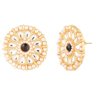 ชุดเครื่องประดับสร้อยคอโชกเกอร์แบบอินเดีย,ชุดเครื่องประดับอัญมณีสร้อยคอคอเต่าประดับคริสตัลหลายชั้นประดับลูกปัดไข่มุกเทียมสีดำ - Product Image 6