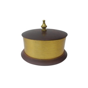 Soporte para pastel de madera y vidrio hecho a mano ecológico con incrustaciones de hueso con forma personalizable para uso en restaurantes y hoteles - Product Image 5