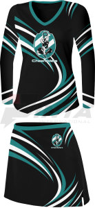 Venta Directa de Fábrica, Uniforme de Animadoras Sostenible, Nuevo Estilo, Uniforme Juvenil para Animadoras - Product Image 3
