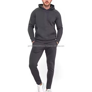 Custom High Quality Winter Casual Fleece Tracksuit Set Eco-Friendly <b>Hooded</b> Jogging Training Wear Plus Size Fast Air Breathable - Product Image 5