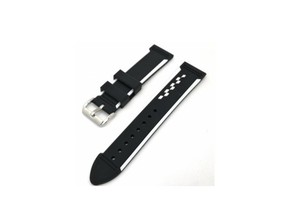 JD49 Sports Smart Wristband Black Silicone 20/22 mm Band Water Resistant Stainless Steel Soft Breathable Lightweight Comfortable - Product Image 4