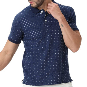 2024 vente en gros de polos OEM sur mesure pour hommes avec des matériaux de haute qualité couleurs personnalisées taille et logo imprimé chemises pour hommes - Product Image 3